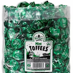 Mint Toffees Wrapped Sweets – Creamy Mint Caramel Retro Candy