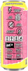 12 x GHOST ENERGY DRINK - Sour Pink Lemonade 500ml - GLUTEN SUGAR FREE - VEGAN