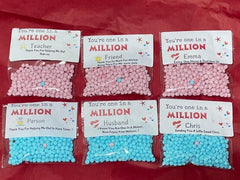 Personalised Million Sweets You're One In a Million Novelty Sweet Gift Mum Dad