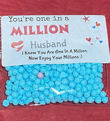 Personalised Million Sweets You're One In a Million Novelty Sweet Gift Mum Dad