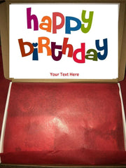 Personalised Old Fashioned Retro Sweets Gift Box Hamper Birthday Best Friends