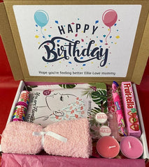 Personalised Pamper Hamper Women Self Care Letterbox Gift Spa Package Hamper Box