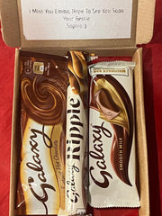 Galaxy Cookie Cream Milk Chocolate Sweet Personalised Box Hamper Birthday Gift🎁
