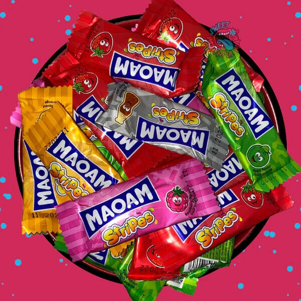 Fruit Chews Sweets Pack Of 50 50 Pack Haribo Maoam Stripes Fruit Chews fruit-chews-sweets-pack-of-50-50-pack-haribo-maoam-stripes-fruit-chews