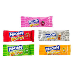 Haribo Mini Maoam Stripes Fruit Chew Bars Wrapped Sweets Favours Pick N Mix