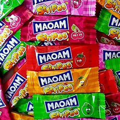 Haribo Mini Maoam Stripes Fruit Chew Bars Wrapped Sweets Favours Pick N Mix