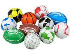 Milk Chocolate Footballs Rugby Golf Sports Balls Basketballs Party Favours Mix