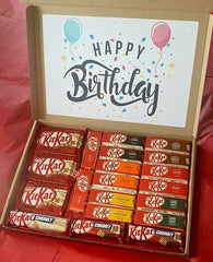 Personalised KitKat Chocolate Gift Hamper Birthday, Best Friend, Fathers Day Box