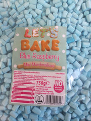 BLUE WHITE PINK MINI MARSHMALLOWS RETRO SWEETS PARTY BAG BABY SHOWER HALAL BAG