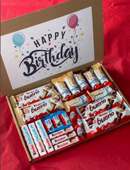 KINDER Chocolate Gift Box Hamper Bueno Birthday Personalised Christmas Present