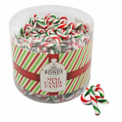 PEPPERMINT MINI CHRISTMAS CANDY CANES X 250 (FULL TUB) XMAS, BULK RETRO SWEETS