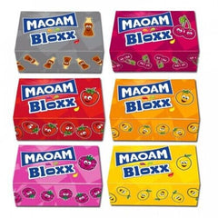 Haribo Mini Maoam Bloxx Fruit Chews Wrapped Sweets Party Bag Retro Birthday Gift