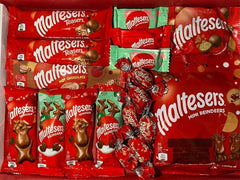 CHOCOLATE PERSONALISED HAMPER GIFT BOX Christmas Present Maltesers Bars Milk