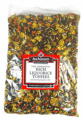Buchanan's Rich Liquorice Toffee Traditional Old Retro Chocolate Sweets Party