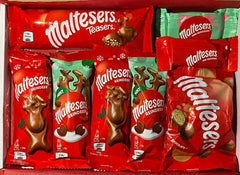 CHOCOLATE PERSONALISED HAMPER GIFT BOX Christmas Present Maltesers Bars Milk