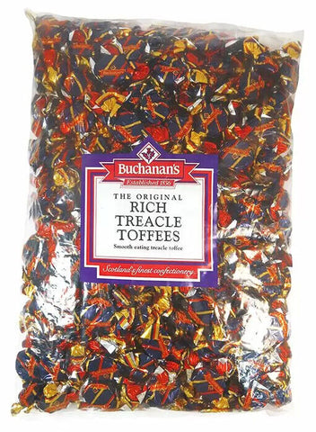 Buchanan's Rich Treacle Toffee Traditional Old Retro Chocolate Sweets Party
