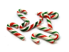 mini christmas xmas candy canes wrapped SUITABLE FOR VEGETARIANS Retro Sweets