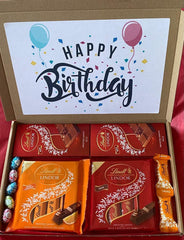 Lindt Chocolate Gift Box Personalised Hamper Lindor Easter Fathers Day Present