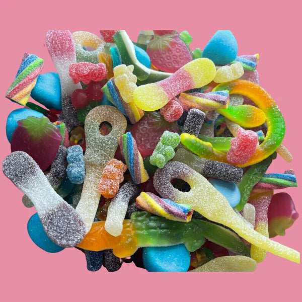 Vegan Fizzy Sour Halal Retro Sweets Wholesale PICK N MIX Wedding Party Candy Bag