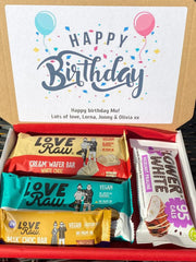 Vegan Chocolate Personalised Gift Box Hamper Sweet Letterbox Present