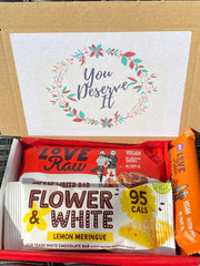 Vegan Chocolate Personalised Gift Box Hamper Sweet Letterbox Present