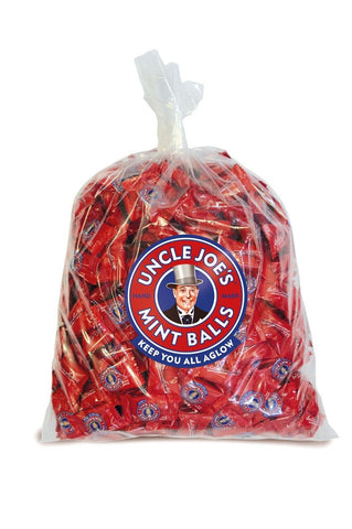 Uncle Joes MINT BALLS Traditional Hard Boiled Sweets Retro Candy Joe Candy Party