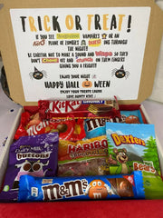 Personalised Halloween Chocolate Letterbox Gift Hamper Kids Halloween Gift