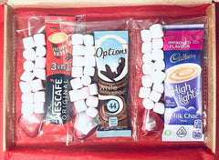 Personalised Hot Chocolate, Coffee Letterbox Gift Hamper Hot Drink Treat Present