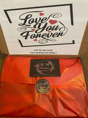 Personalised Hot Chocolate , Border Biscuit, Marshmallow Letterbox Gift Hamper