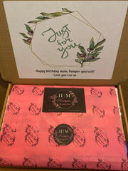 Personalised Hot Chocolate , Border Biscuit, Marshmallow Letterbox Gift Hamper