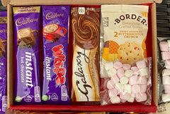 Personalised Hot Chocolate , Border Biscuit, Marshmallow Letterbox Gift Hamper