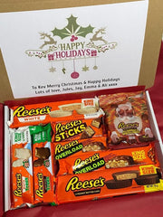 Reeses Chocolate Sweet Gift Box | Personalised Hamper | Birthday, Christmas Gift