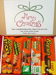 Reeses Chocolate Sweet Gift Box | Personalised Hamper | Birthday, Christmas Gift