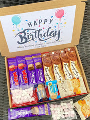 Hug In A Box Personalised Hot Chocolate Letterbox Gift Hamper For Birthday