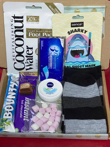 Men Personalised Self Care Letterbox Pamper Hamper Gift Box For Birthday