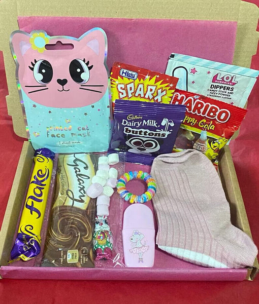 Personalised Girls Boys Gift Box Hamper Chocolate & Sweet Pamper Hamper For Kids