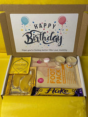 Personalised Self Care Hamper Pamper Gift Box Spa Package For Her Birthday