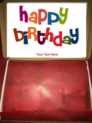 Personalised Letterbox Chocolate Sweet Hamper Gift Box Birthday Christmas Love Box