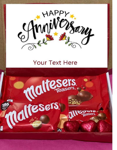 Personalised Maltesers Chocolate Sweet Hamper Gift Box Easter Gift Mothers Day Gift Lockdown Gift Birthday Gift For Him For Her Hug In A Box