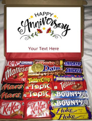 Large Personalised Chocolates Gift Box For Birthday, Fathers Day, Exams, Best Friend, Anniversary, Thank You, Lockdown Gift, Sorry, Hamper