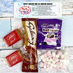 Hug in a Mug | Hot Chocolate Kit | Birthday | Cadburys hot drink | Galaxy | Gift for Her | Gift For Him | Letterbox Gift | Chocolate Gifts