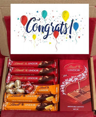 Lindt Chocolate Hamper Gift Box | Personalised Hamper | Lindor Lint Present | Letterbox Gift | Hug In A Box | Fathers Day Gift | Eid Gift