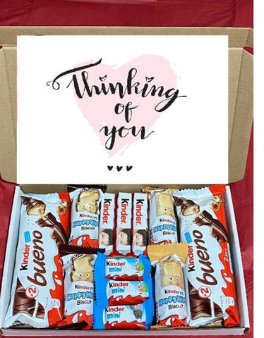 Kinder Chocolate Hamper Gift Box Letterbox Gift Birthday Gift Personalised Chocolate Box Best Friend Hug In A Box
