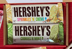 Personalised Chocolate Hamper, Mothers Day Gift Birthday Gift Box, Hersheys, American Sweets Chocolate Present, Letterbox Gifts For Him Her