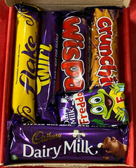 Cadbury Dairy Milk Chocolate Sweet Personalised Box Candy Hamper Orange Twirl Letterbox Treat Selection Gift Present Personalised Birthday