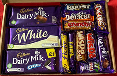 Cadbury Dairy Milk Chocolate Sweet Personalised Box Candy Hamper Orange Twirl Letterbox Treat Selection Gift Present Personalised Birthday