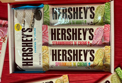 Personalised Chocolate Hamper, Mothers Day Gift Birthday Gift Box, Hersheys, American Sweets Chocolate Present, Letterbox Gifts For Him Her