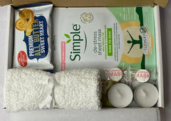 White Personalised Self Care Hamper Pamper Skin Care Gift Box, Birthday Gift, Best Friend Gift