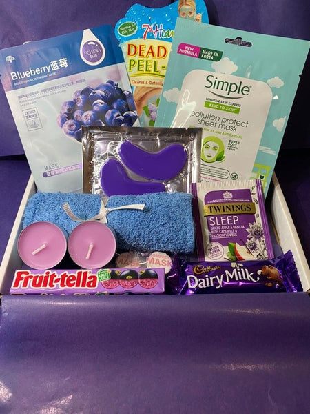 Self Care Hamper Spa Pamper Box, Personalised Gift Box For Her Birthday, Face Eye Foot Mask, Hug In A Box, Mothers Day Hamper Skin Care Box
