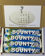 Bounty Milk Chocolate Gift Box Hamper Birthday Present Mothers Day Chocolate Hamper Box, Easter Gift Present Chocolate Hamper Hug In A Box